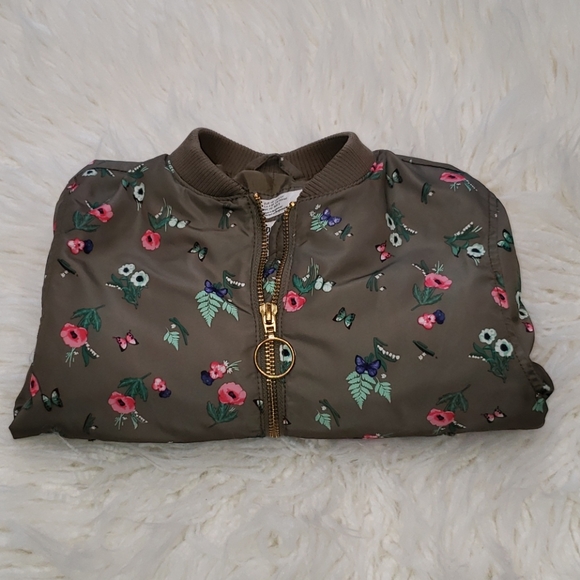H&M USA 4-5 Youth Floral Print Jacket - Picture 12 of 14